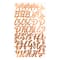 Rose Gold Handwritten Alphabet Stickers by Recollections™